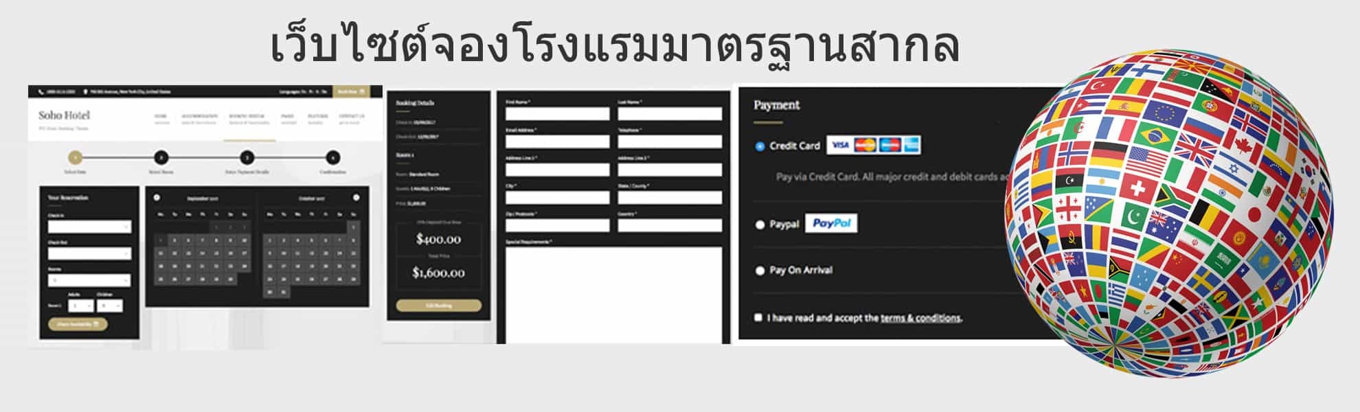 ระบบจองโรงแรมมาตรฐานสากล