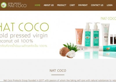 เว็บไซต์ขายของออนไลน์ Nat Coco Products Group