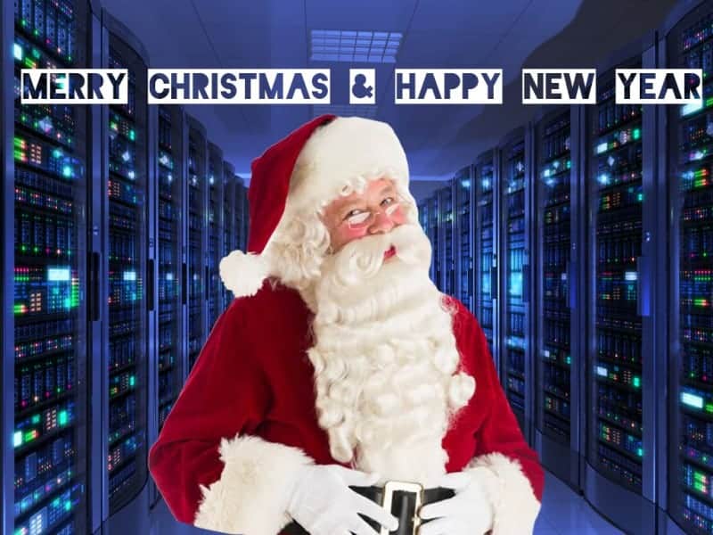 santa in data room