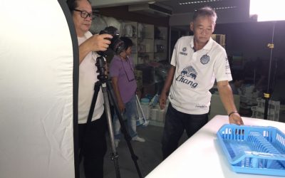 เบื้องหลังงานถ่ายภาพสินค้า