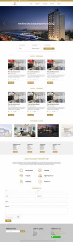 ตัวอย่างเว็บไซต์อสังหาริมทรัพย์ bangkokproperty888