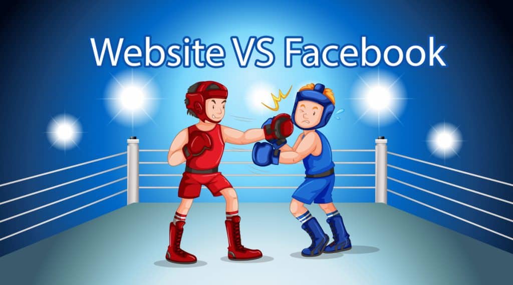 Website VS Facebook