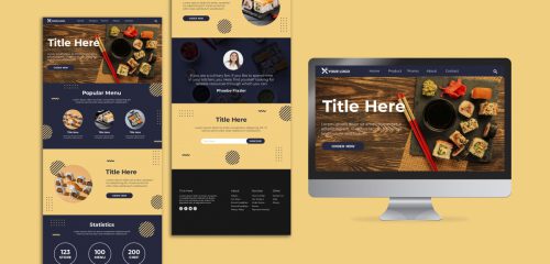 Website template