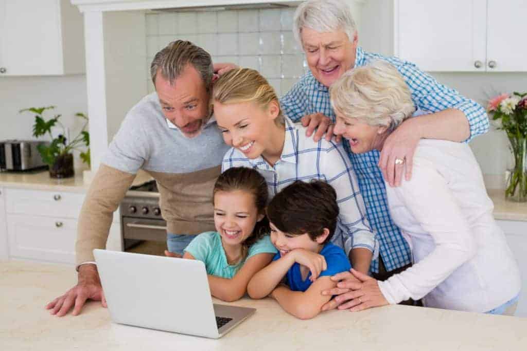 happy group family