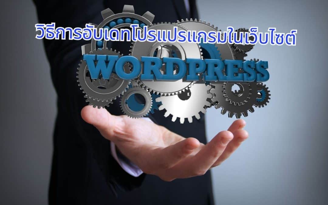 วิธีการอับเดทโปรแปรแกรมในเว็บไซต์ WordPress